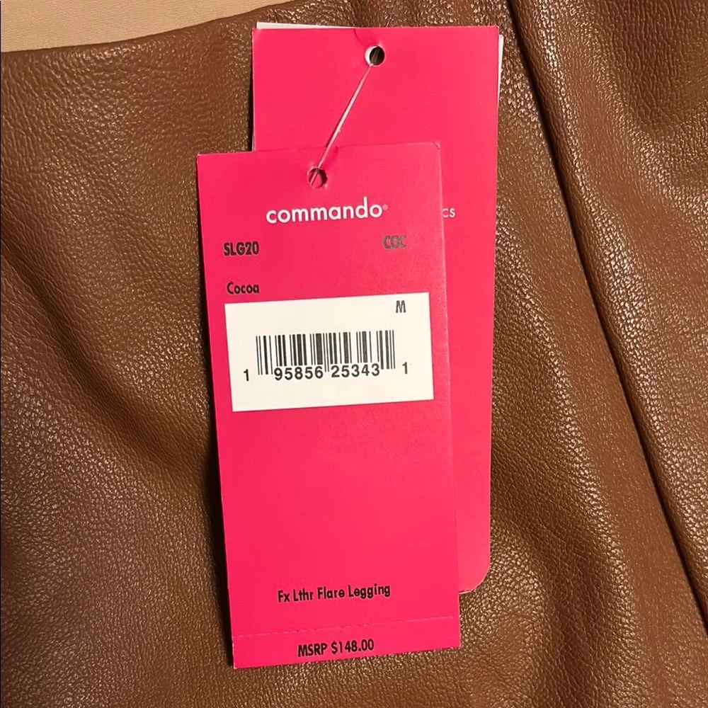 Commando Flared Leggings in Rich Brown - Picture 5 of 7